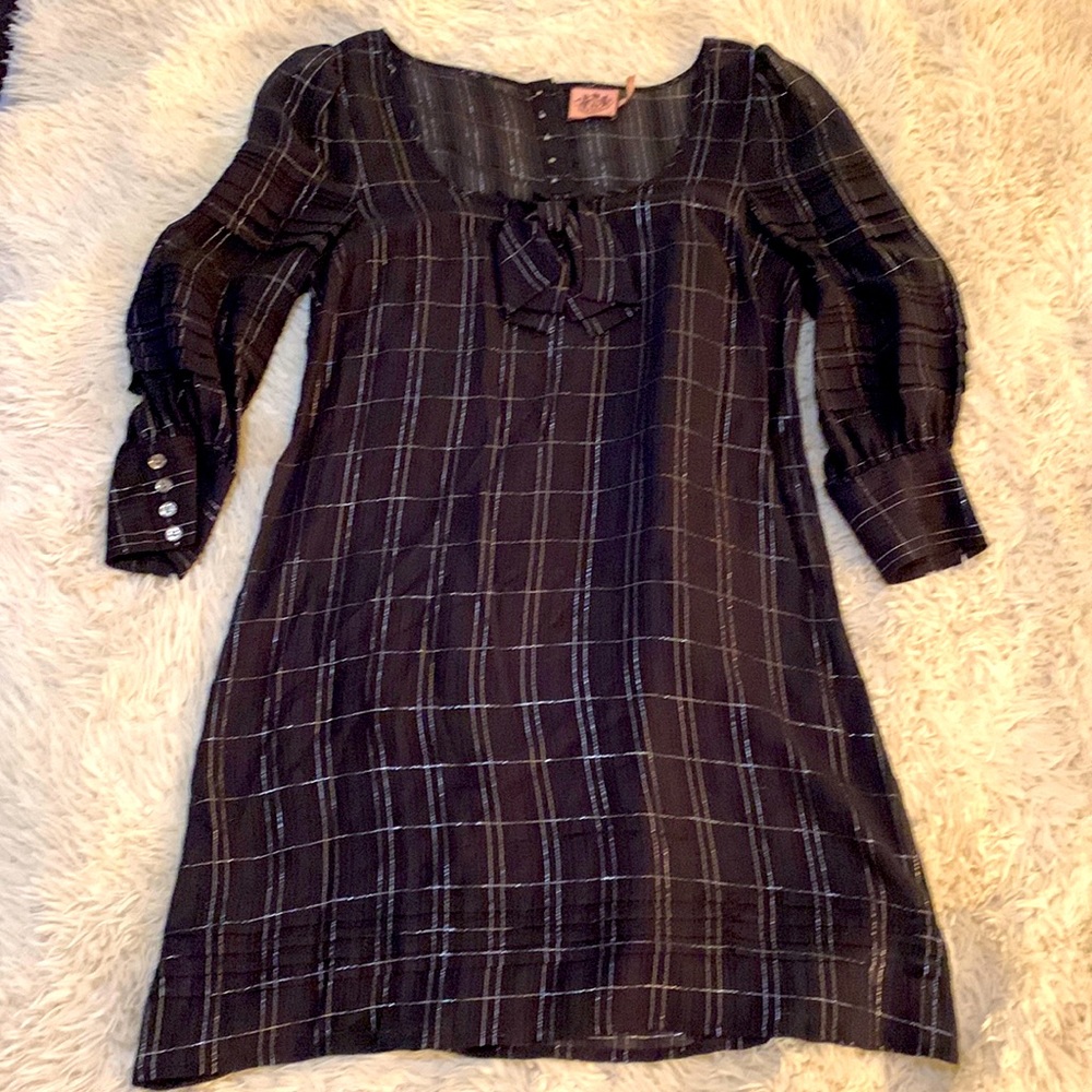 Juicy couture silk black dress size 6
